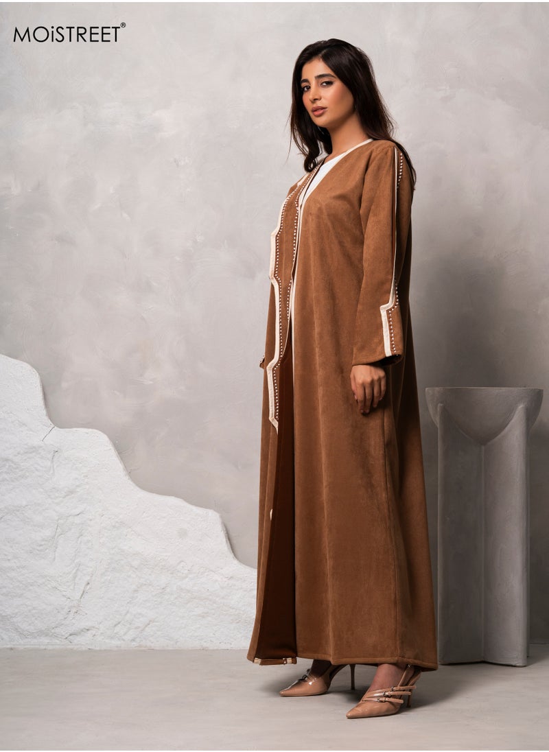 MOiSTREET Handmade Chamois Abaya