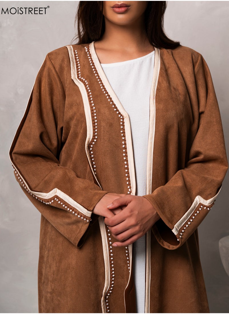 MOiSTREET Handmade Chamois Abaya