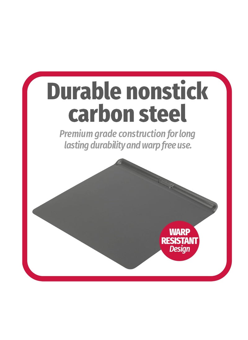GoodCook AirPerfect Non-Stick Air Insulated 16” x 14” Cookie Sheet Set, 2 Piece - Carbon Steel Cooking Pans, Bakeware Set, Cookie Sheets for Baking, Oven Pan Set