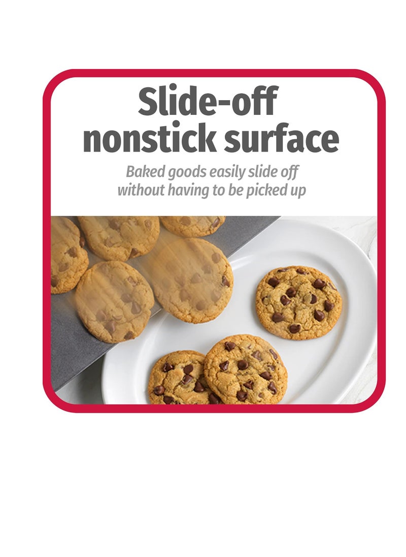 GoodCook AirPerfect Non-Stick Air Insulated 16” x 14” Cookie Sheet Set, 2 Piece - Carbon Steel Cooking Pans, Bakeware Set, Cookie Sheets for Baking, Oven Pan Set