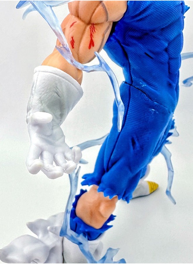 Dragon Ball Spontaneous Detonation Vegeta Action Figure Decorative Resin Sculpture Home Decor Statue, Art Figurine Home Ornament Decoration for Office, Living Room, Bedroom, Book Shelf, TV Cabinet, Desktop