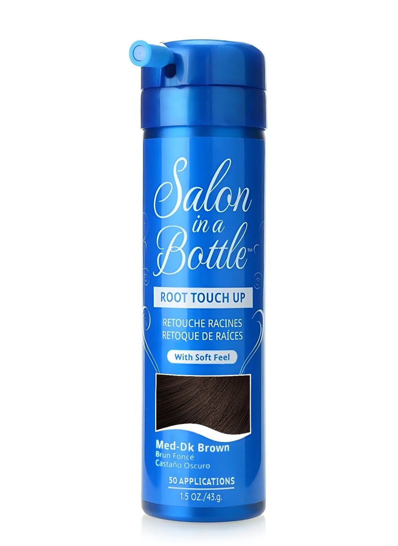 Salon in a Bottle - Instant, Long-Lasting Root Concealer Spray to Cover Roots for Women and Men - Medium/Dark Brown (50 Applications) 60 ml