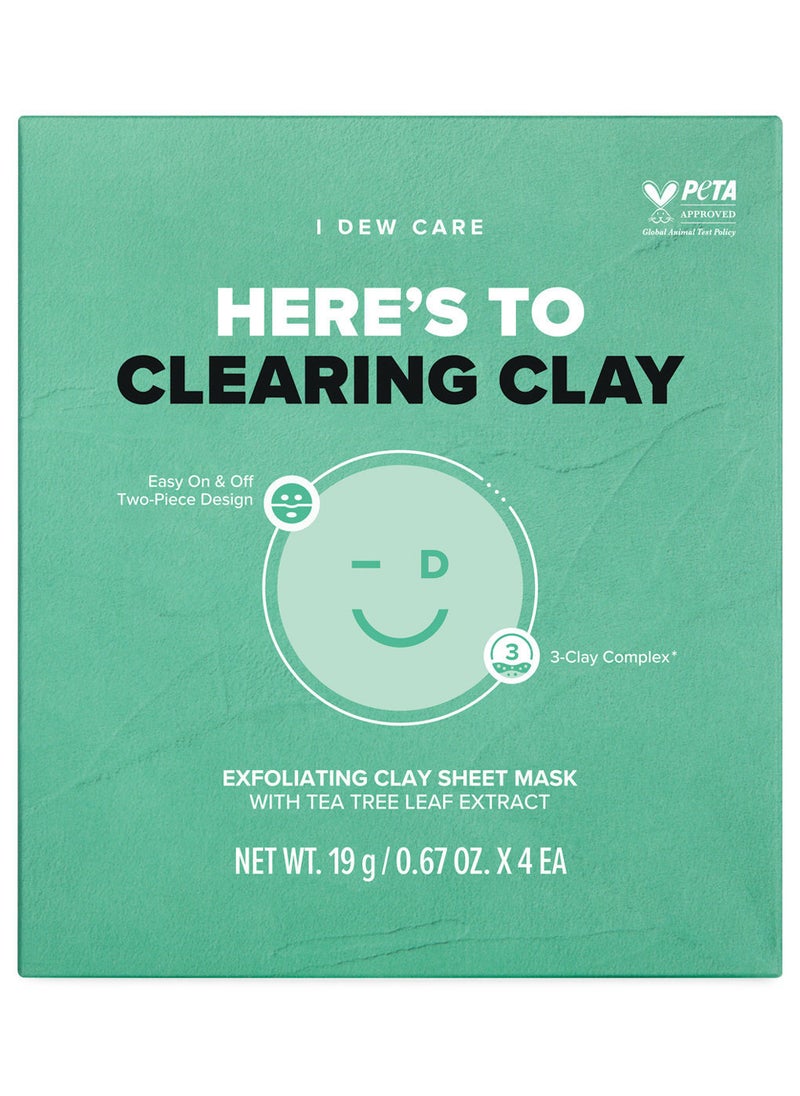 I DEW CARE Here's to Clearing Clay Mask 19g