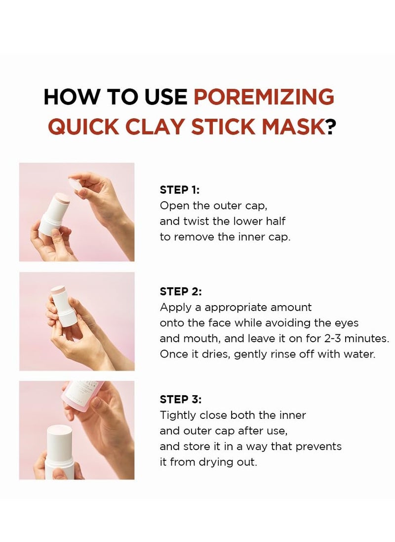 Madagascar Centella Poremizing Quick Clay Stick Mask 27g