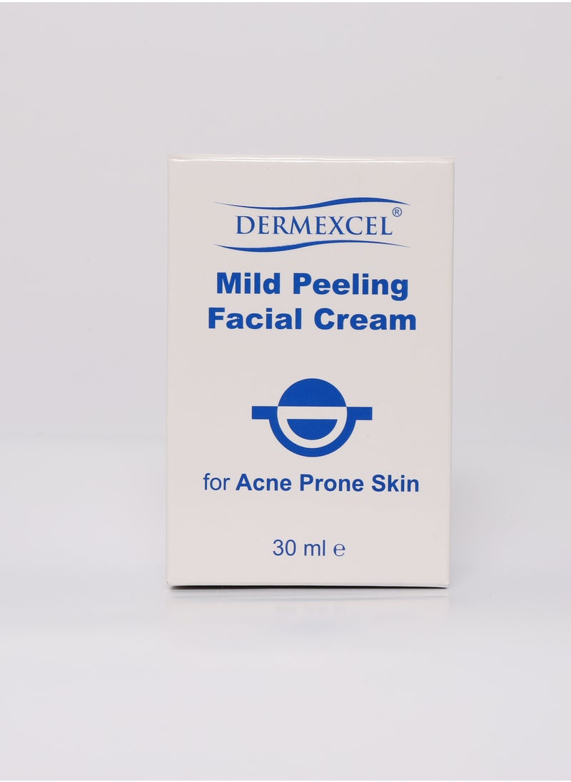 Dermexcel Mild Peeling Facial Cream - Dermexcel Gentle Peeling Cream - Dermexcel Mild Exfoliating Cream - Dermexcel Skin Peeling Cream - Peeling Cream for Sensitive Skin Dermexcel Mild Peeling Facial