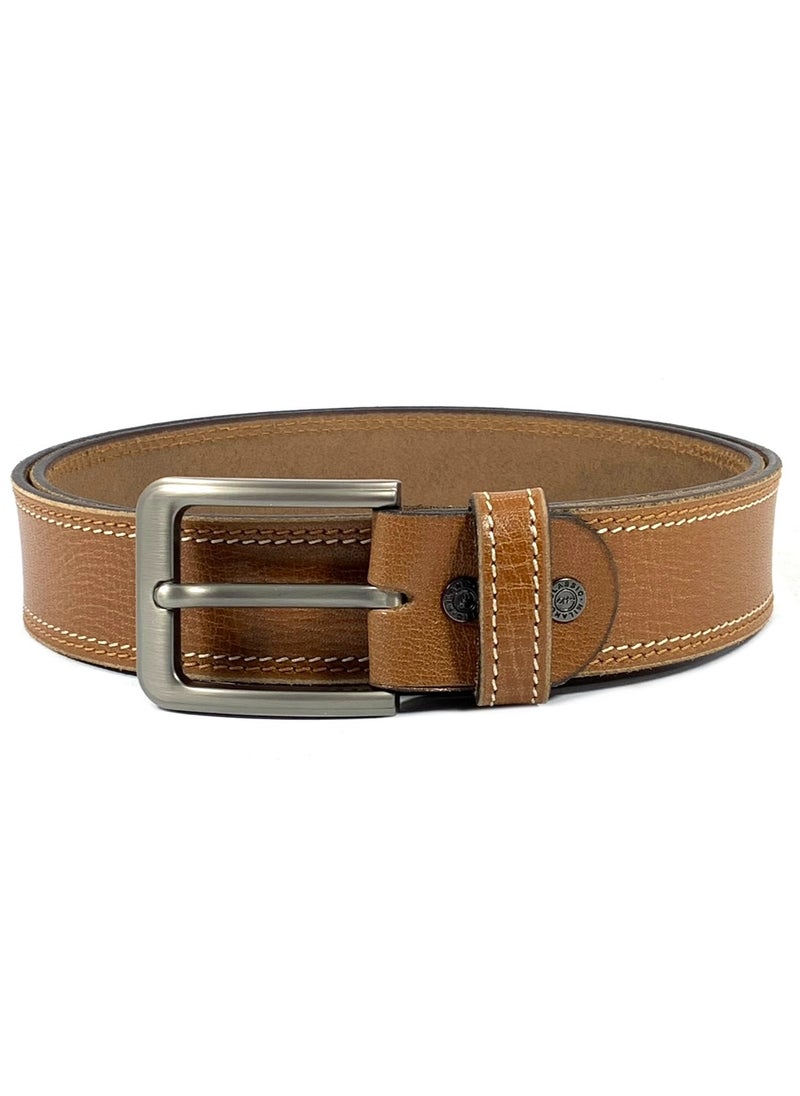 Classic Milano Genuine Leather Belt Men - Semi-Casual Men's Belts & Party Wear Belts for men, Casual Outfits Man Belt, Gifts - Men’s Leather Belt for Men