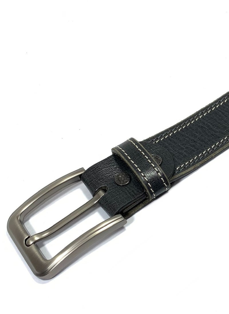 Classic Milano Genuine Leather Belt Men - Semi-Casual Men's Belts & Party Wear Belts for men, Casual Outfits Man Belt, Gifts - Men’s Leather Belt for Men