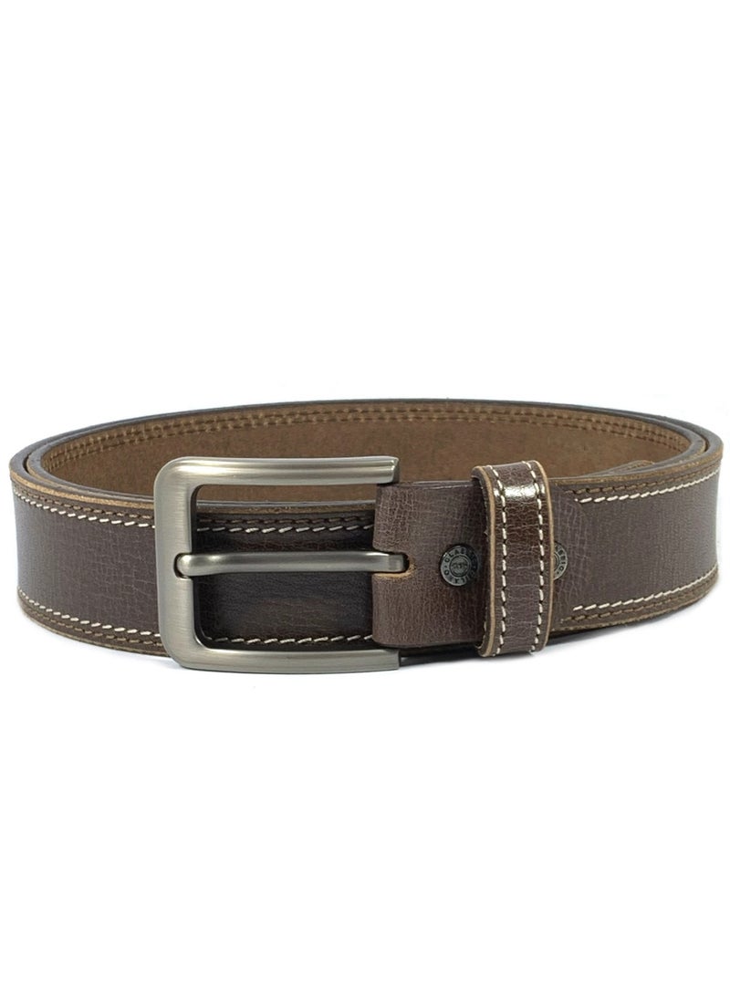 Classic Milano Genuine Leather Belt Men - Semi-Casual Men's Belts & Party Wear Belts for men, Casual Outfits Man Belt, Gifts - Men’s Leather Belt for Men