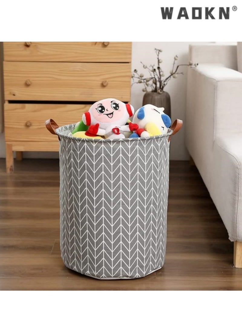 Laundry Baskets Foldable, 65L Waterproof Laundry Basket, Collapsible Laundry Hamper Washing Bin Clothes Bag Organizer Basket, Storage Wash Basket Hamper for Toys Clothes Bedroom