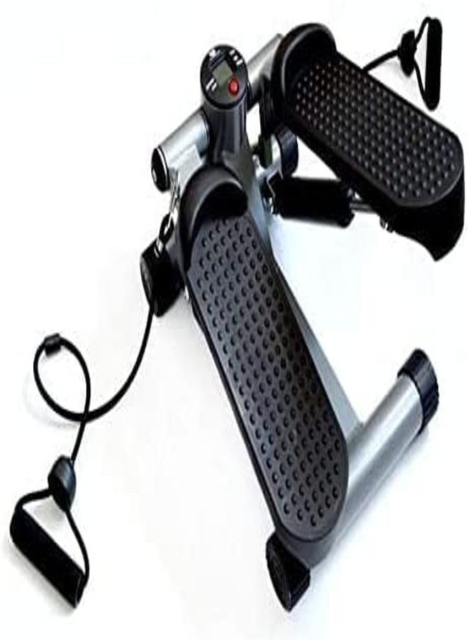 Mini Stepper with Resistant Band (Black)