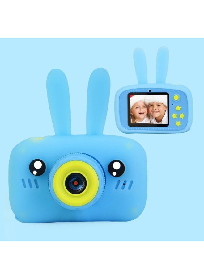 Games Children Camera Digital Kids Colorful Rabbit Camera With Silicon Cover | 2.4 Inch Screen 1000 mAH