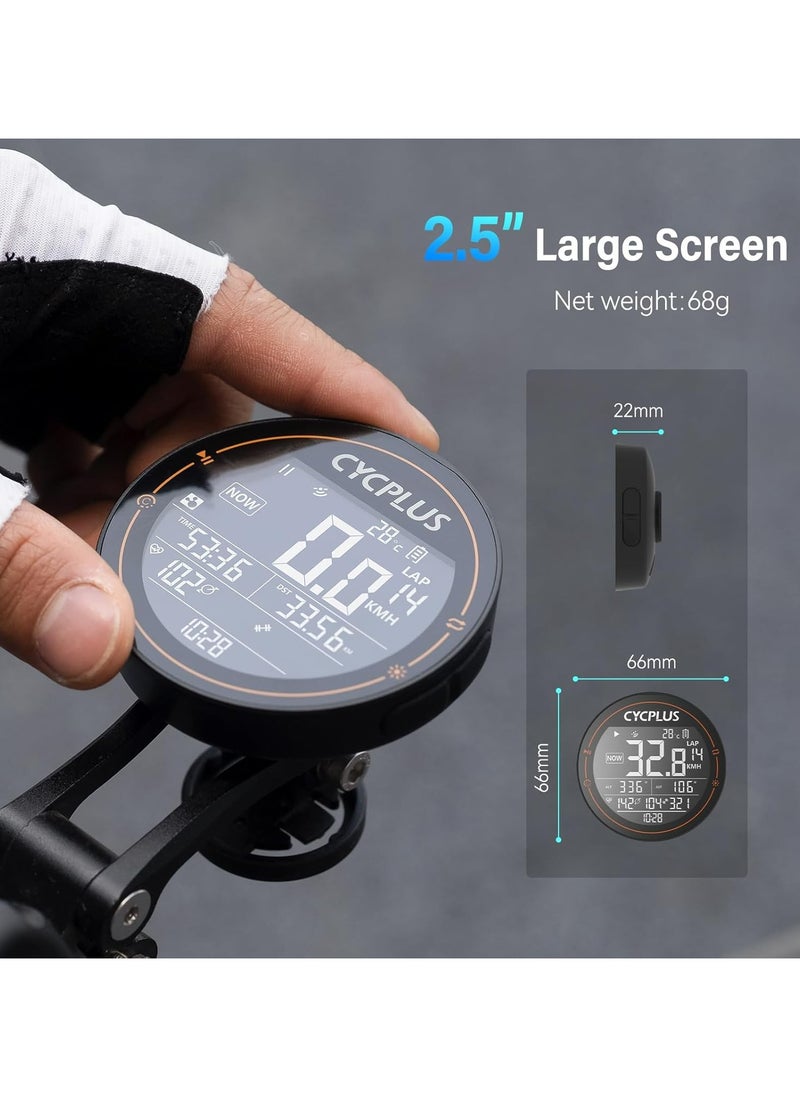 CYCPLUS M2 GPS Bike Computer -  Innovative Bike Speedometer & Odometer  - 2.5