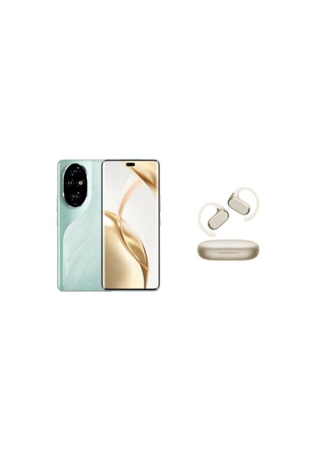 200 Pro 5G Dual SIM Ocean Cyan 12GB RAM + 512GB With Free Choice Open-Ear True Wireless Earbuds- Middle East Version