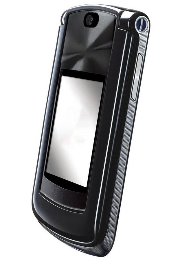 V8 Flip Top Button Senior Mobile Phone Black