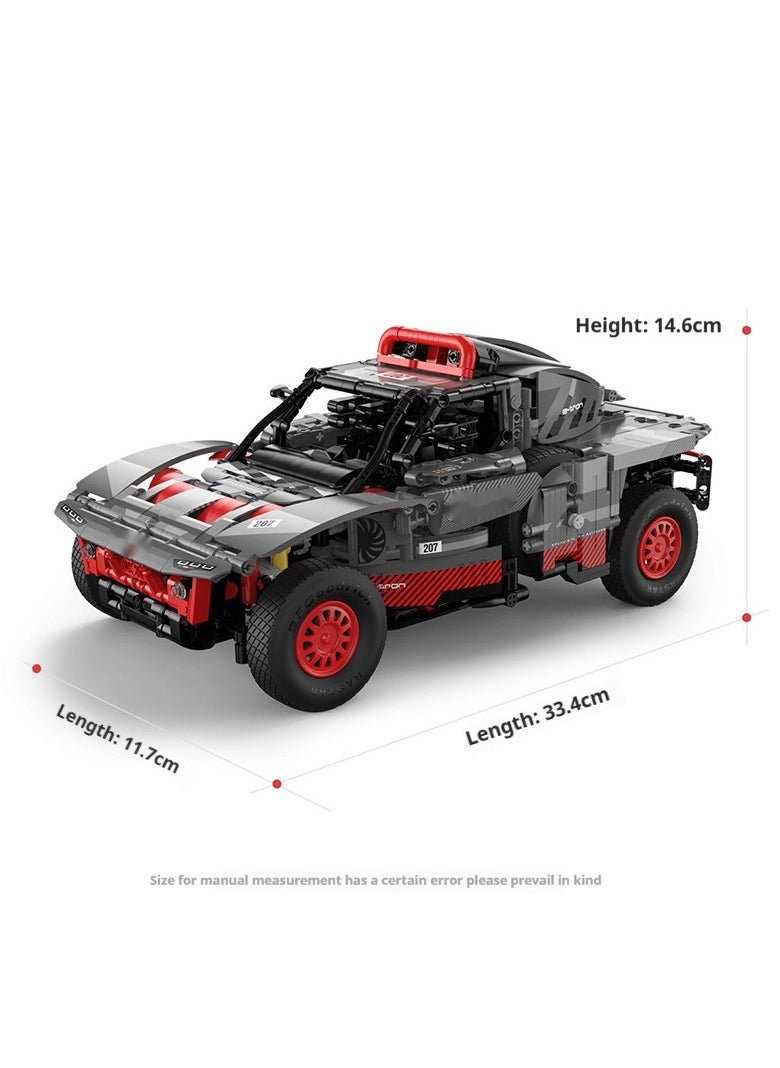 Remote Control Racing Car Building Blocks, High Difficulty Assembly Toy for Boys