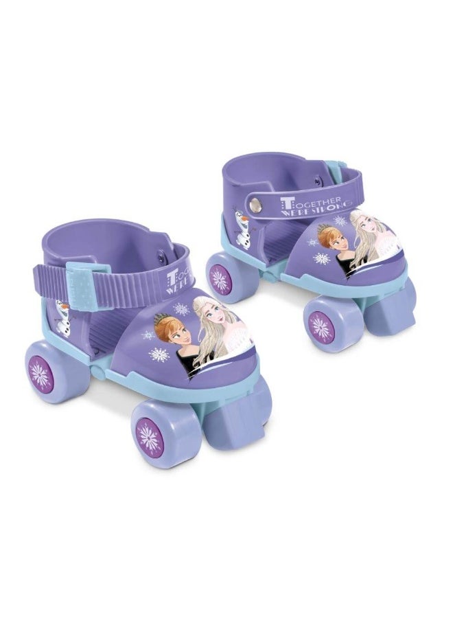 Mondo Disney Frozen 4-Wheels Roller Skates with Knee Pads