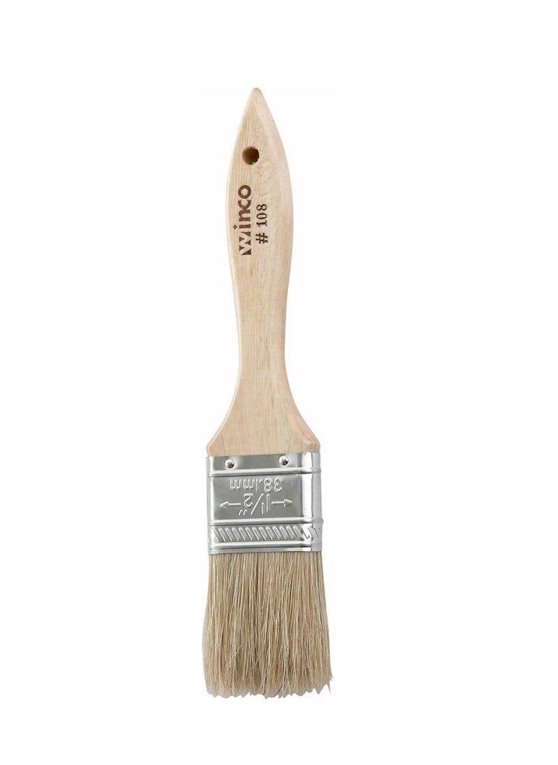 Winco Pastry Brush, 1-1/2-Inch ,Beige