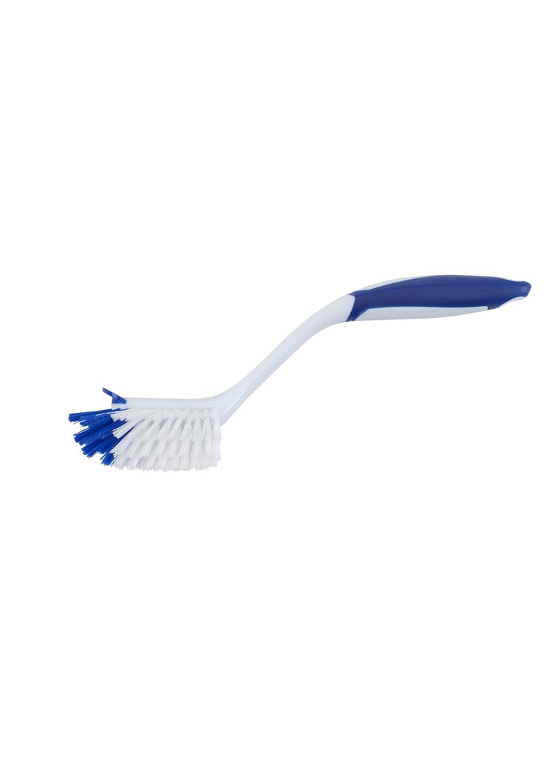 Dawn Radial Head Kitchen Brush, Blue & White
