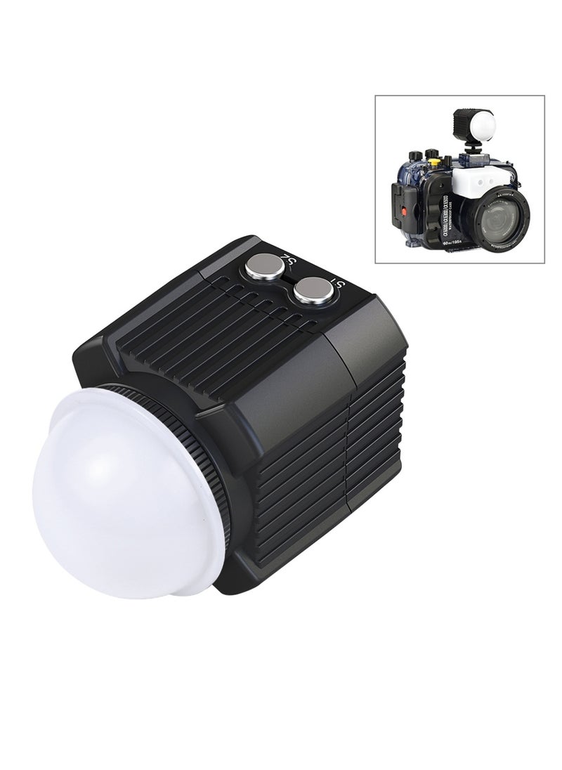 PULUZ 60m Underwater LED Photography Fill Light 7.4V/1100mAh Diving Light for GoPro Hero11 Black / HERO10 Black / HERO9 Black /HERO8 / HERO7 /6 /5 /5 Session /4 Session /4 /3+ /3 /2 /1, Insta360 ONE R, DJI Osmo Action and Other Action Cameras