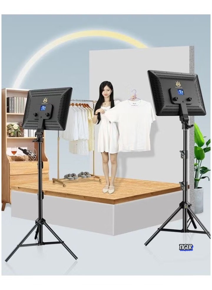 A111 Photography Light with Remote – 3200-6000K Adjustable Brightness – Professional Studio Light with Stand and Wireless Remote Control – Ideal for Portraits, Product Photography, and Video Shooting – Compact, Durable, and Versatile Lighting Solution