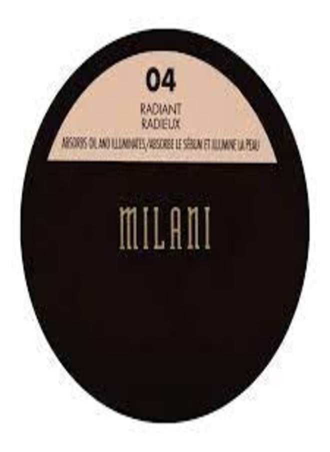 Milani Make It Last Setting Powder – 04 Radiant, Perfect for All-Day Wear, 4g