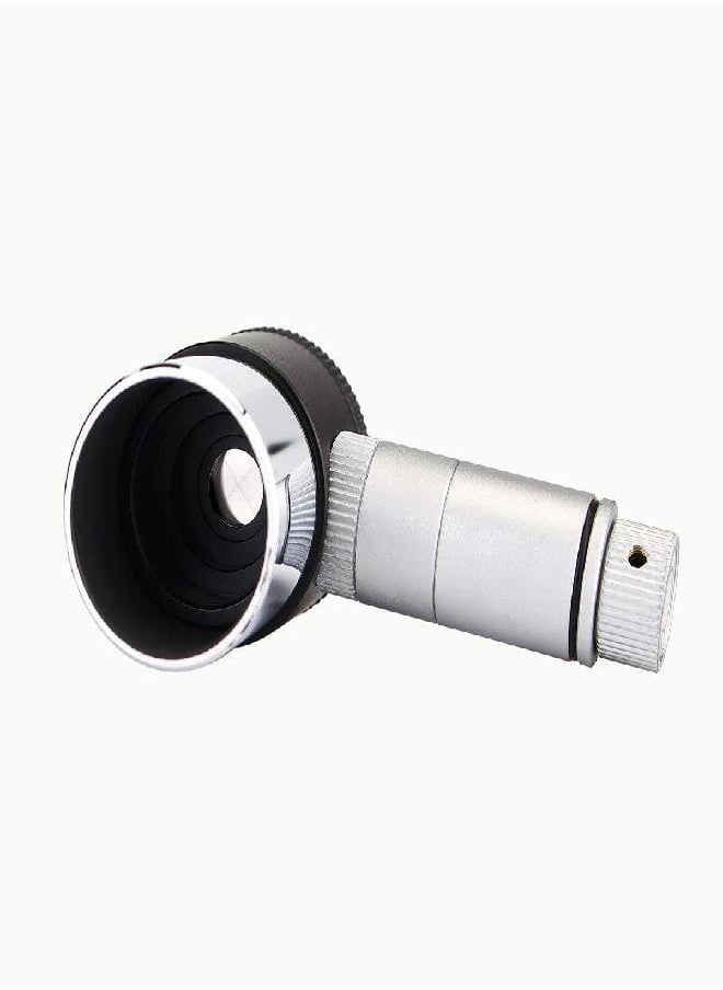 Reticle Eyepiece 1.25 inches Illuminated Eyepiece 12.5mm Double-line Crosshair LED Illuminator 40 Degree FOV 4 Elements Design Telescope Accessory Guide Star