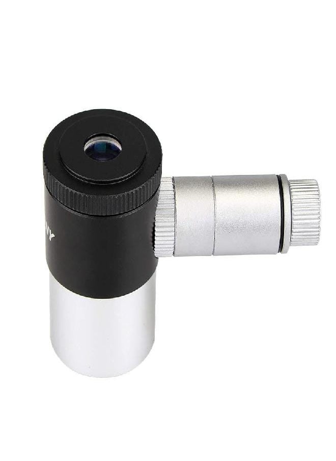 Reticle Eyepiece 1.25 inches Illuminated Eyepiece 12.5mm Double-line Crosshair LED Illuminator 40 Degree FOV 4 Elements Design Telescope Accessory Guide Star