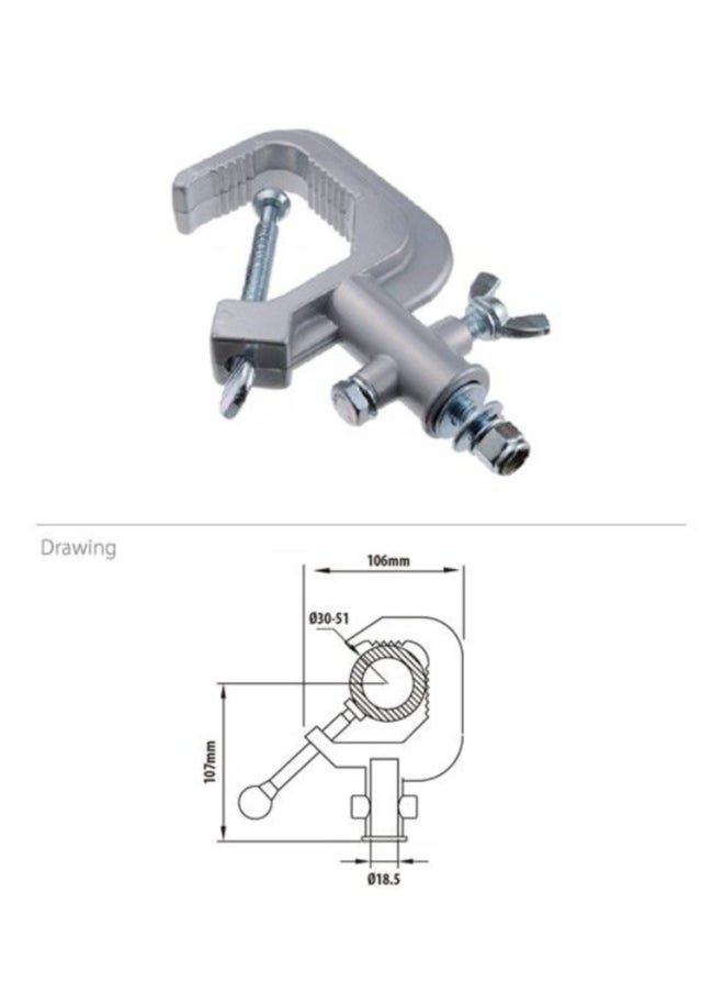 Kupo C-05 / ALUMINUM ALLOY HOOK CLAMP