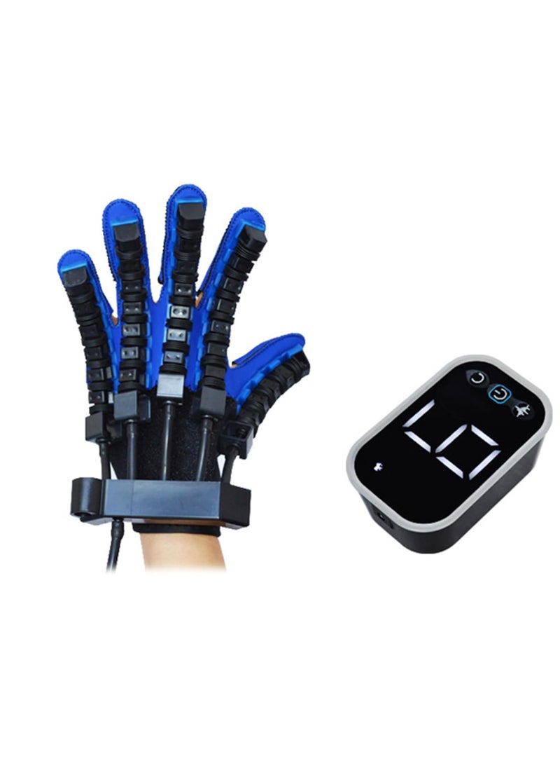 Rehabilitation Robot Glove for Stroke Patient, Upgraded Hand Stroke Recovery & Single Finger Rehab Trainer Hemiplegia Hand Stroke Recovery Equipment Adjustable Speed and Strength,Right