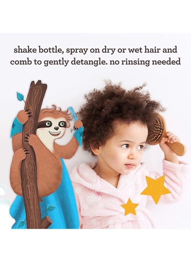 Aveeno Kids Hydrating Detangling Spray with Oat Extract, Quickly & Gently Detangles Kids' Hair, Tear-Free & Suitable for Skin & Scalp, Light Fragrance, Hypoallergenic, 10 fl. Oz