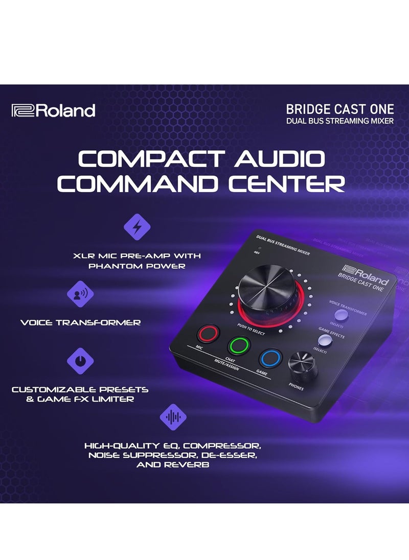 Roland Bridge Cast One Compact Dual Bus Streaming Mixer