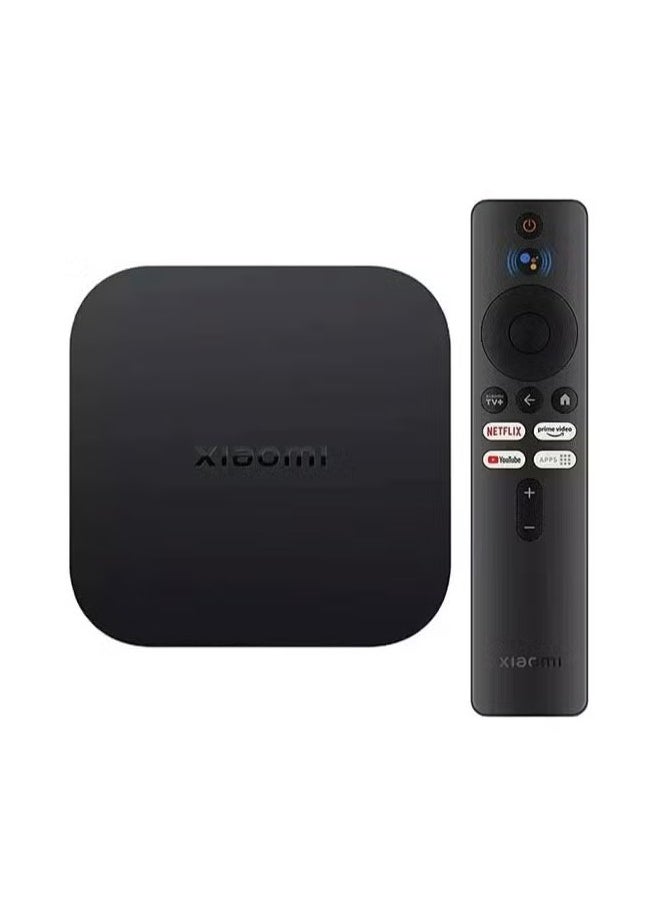 Xiaomi Mi Box S (2nd Gen) 4K Ultra HD Streaming Media Player, Quad-Core CPU, Google TV, Google Assistant & Remote, Dual-Band Connectivity, Black | MDZ-28-AA