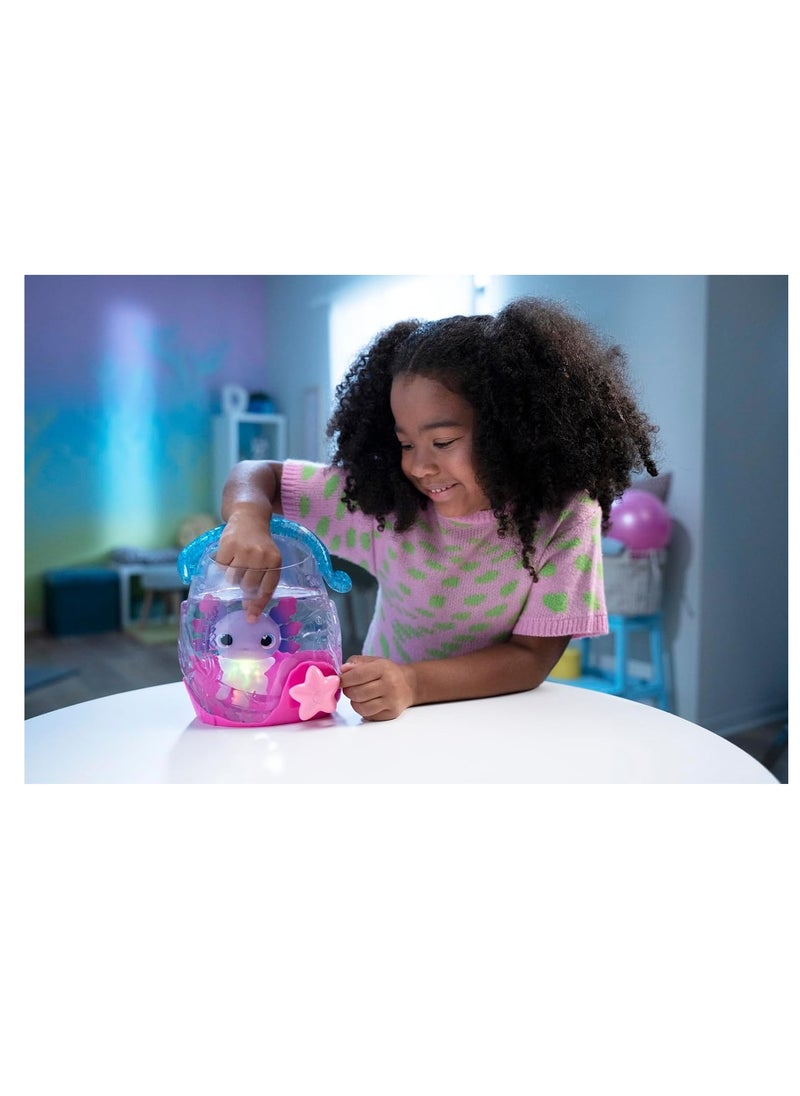 Animagic Let's Glo - Axolotl Bubble Reef, Interactive Electronic Pet