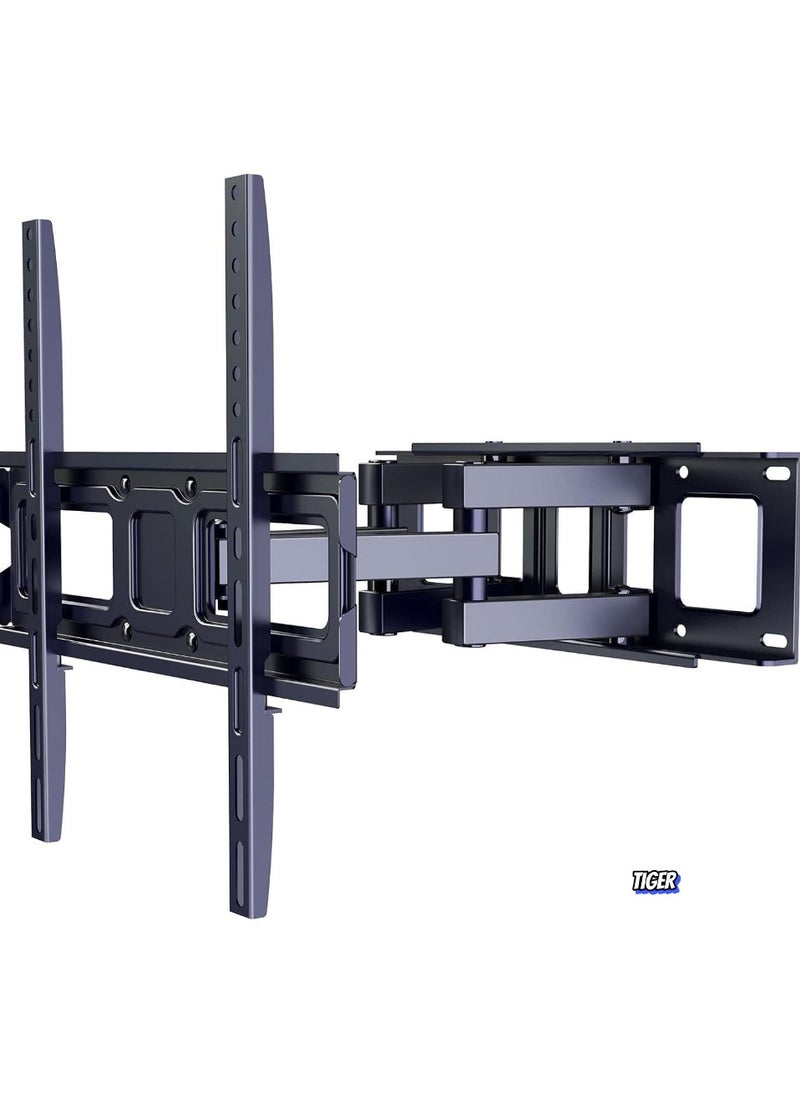 Full Motion TV Wall Mount Bracket for 26-55 Inch LED, LCD, OLED TVs – Dual Articulating Swivel Arms, Tilts & Rotates, Max VESA 400x400mm, Holds up to 99 lbs