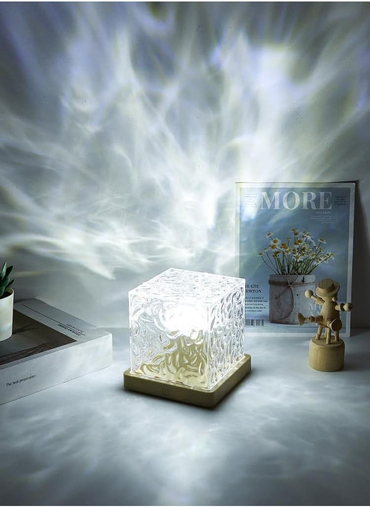 Northern Lights and Ocean Wave Projector, 16-Color Rotating Water Wave Lamp with Remote Control, Adjustable Brightness, Timer and Dynamic Aura Effects for Bedrooms, Kids' Rooms, Parties and Game Rooms