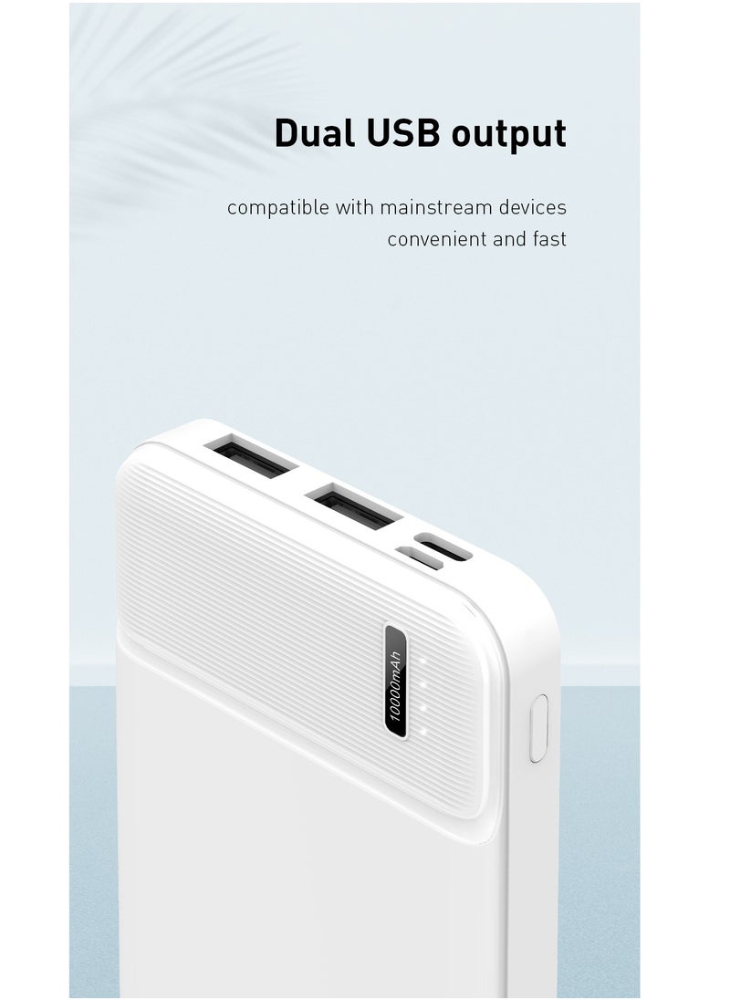 Power banks 10000mAh supports USB port bidirectional Type-C input/output, multiple ports compatible