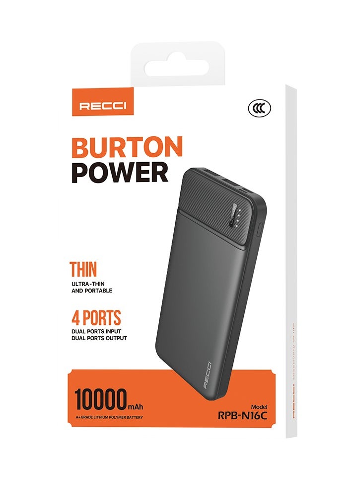 Power banks 10000mAh supports USB port bidirectional Type-C input/output, multiple ports compatible