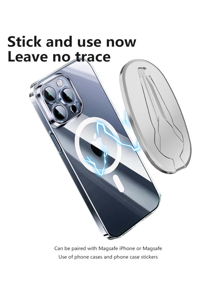 Mobile Stand Magsafe, Back-mounted Telescopic Stand, MagSafe compatible, Triangular Support, Adjustable