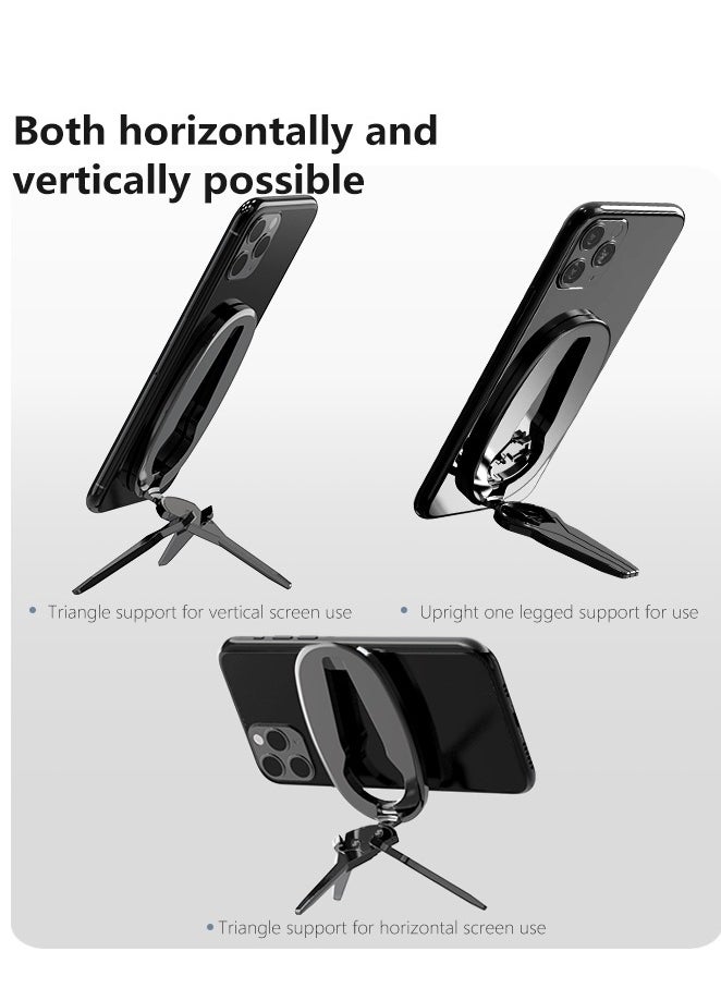 Mobile Stand Magsafe, Back-mounted Telescopic Stand, MagSafe compatible, Triangular Support, Adjustable