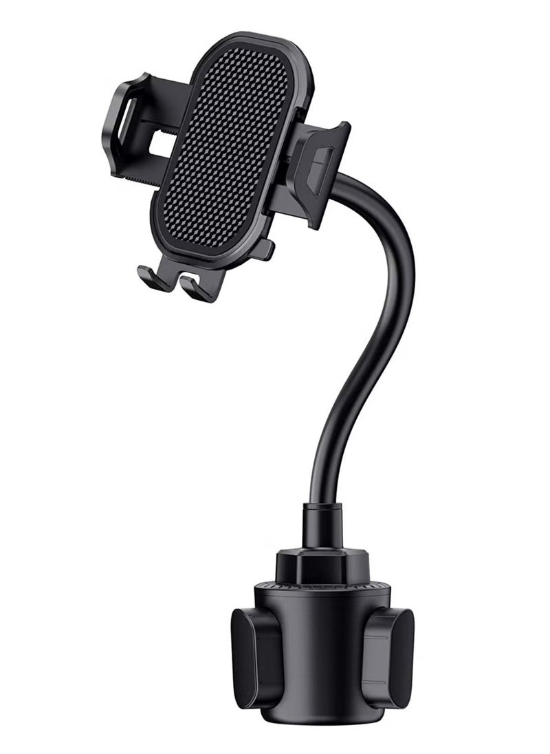 Cup Phone Holder for Car, Freely Adjustable Base, Mobile Phone Holder With Flexible Gooseneck, Universal Compatible With iPhone 11 Pro XS Max XR X 8, Samsung Galaxy S10 Plus S9 S8 S7 Note 10