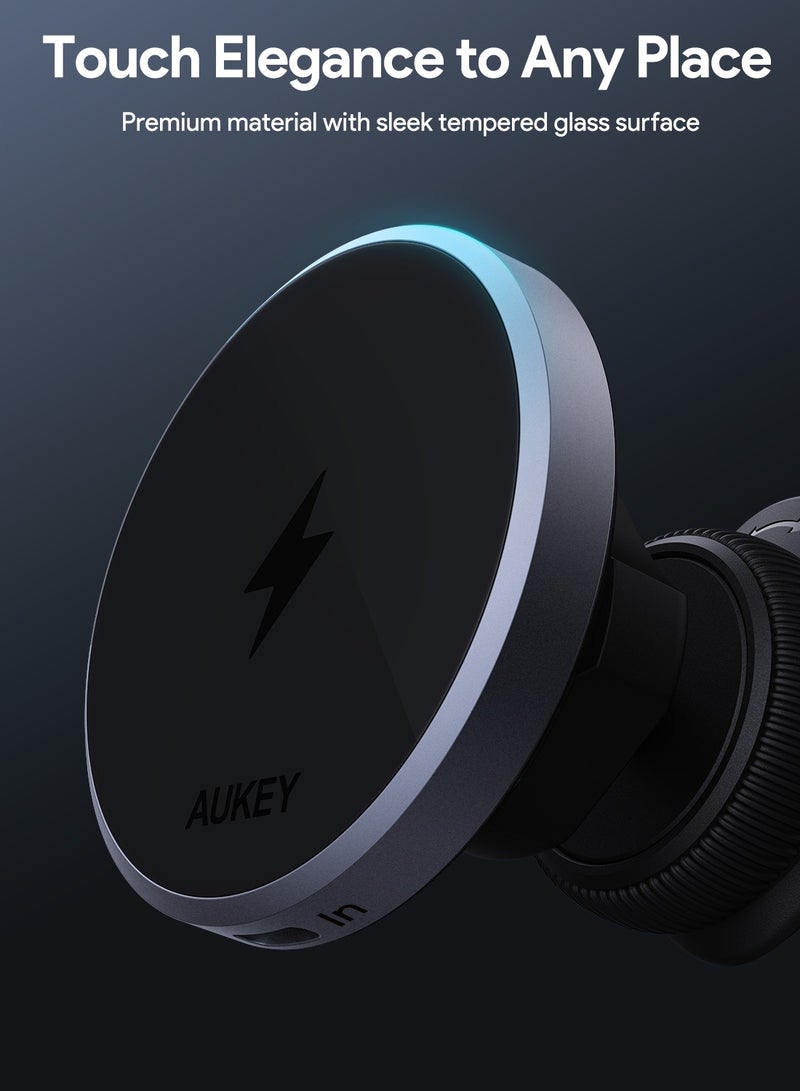 HD-MC13 Qi2 Wireless Charging Phone Mount Black