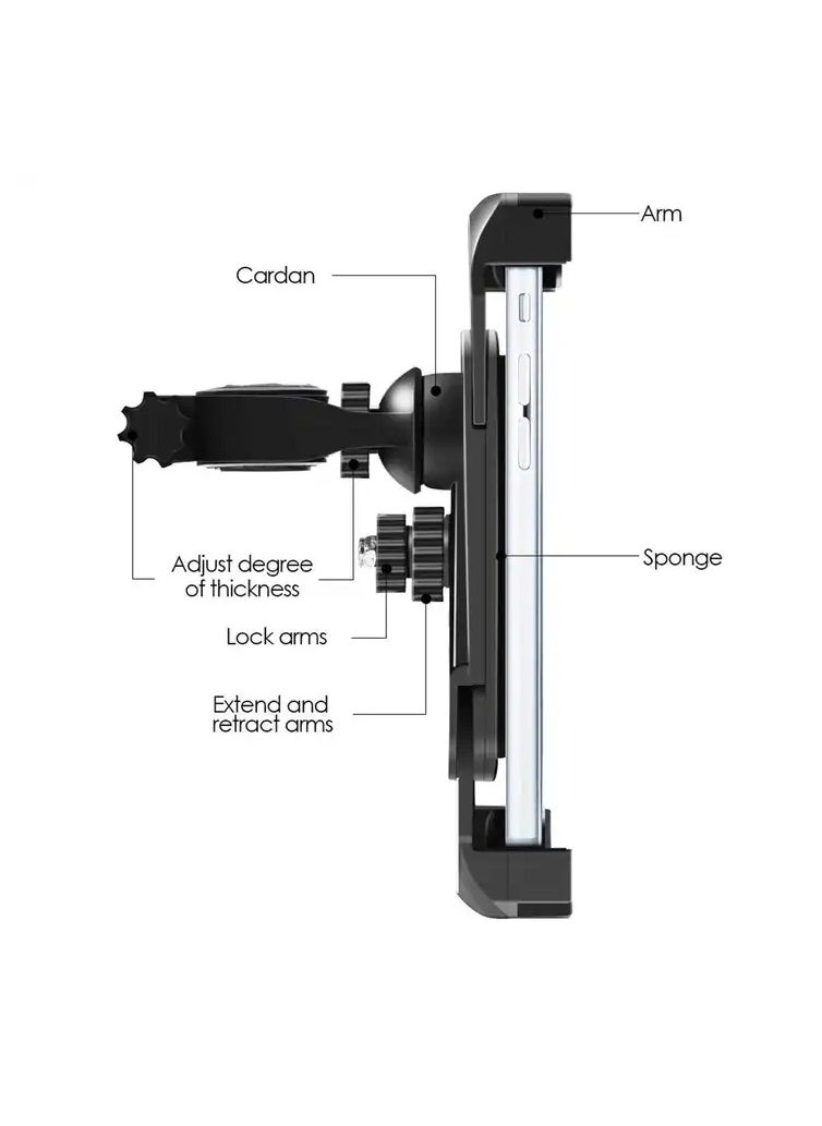 Earldom Bicycle Or Motorcycle Universal Rotational SmartPhone Holder