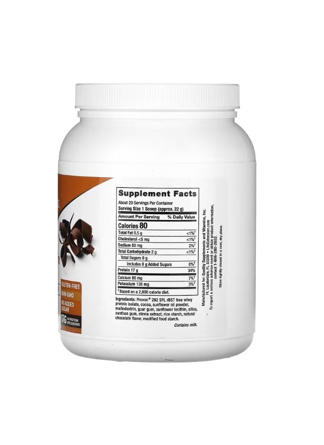 Wellness Code Whey Protein Isolate Chocolate 0.96 lb 437 g