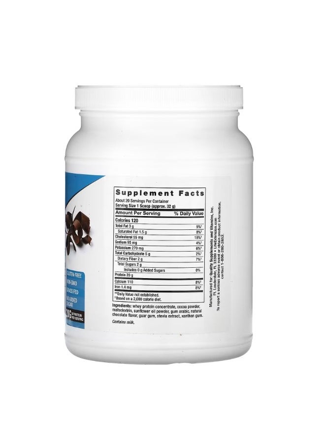 Wellness Code Whey Protein Concentrate Chocolate 1.41 lb 640 g