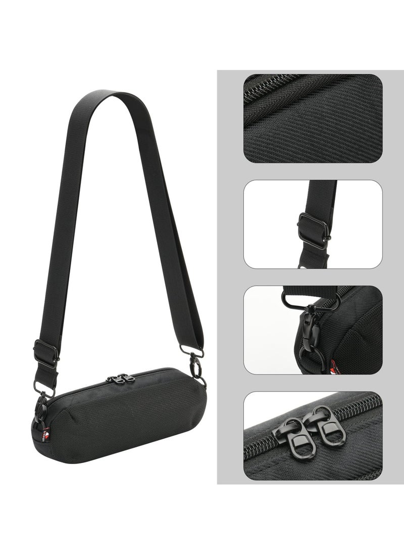 Travel Carrying Case for Beats Pill 2024 Release Speaker Storage Carrier Bag Mesh Speaker Cover with Adjustable Shoulder Strap for Beats Pill