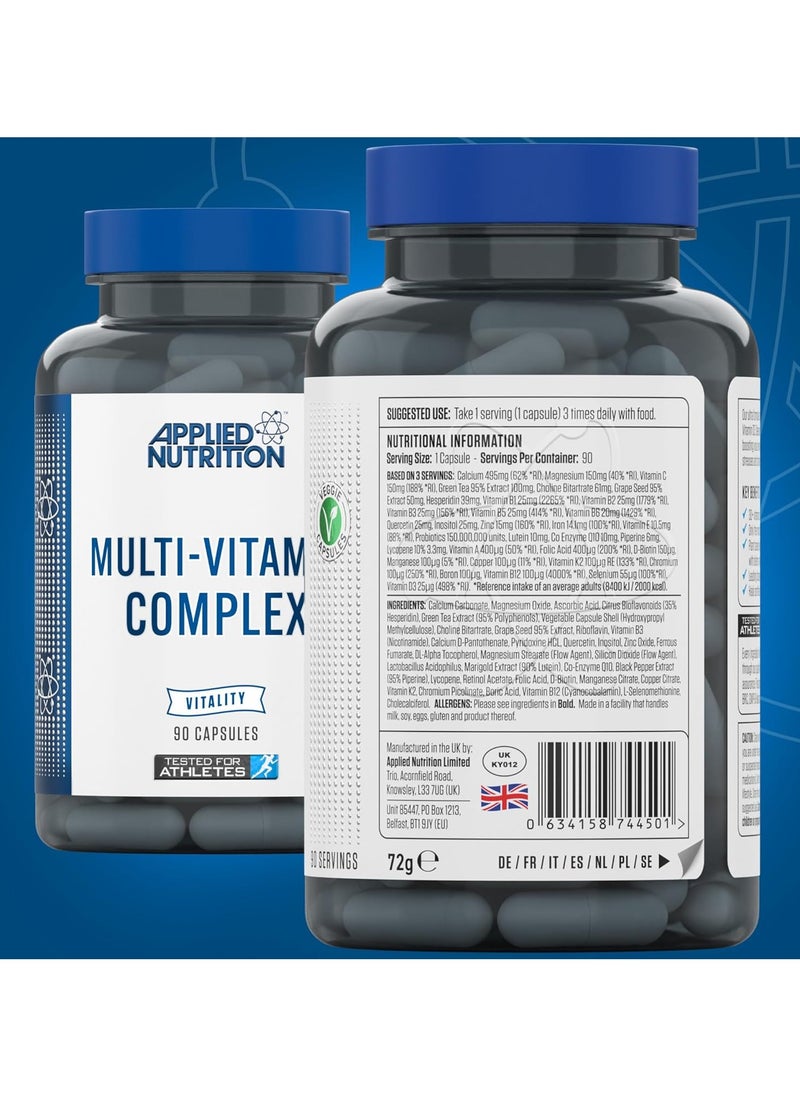 Applied Nutrition, Multi-Vitamin Complex, 90 Caps, 90 Servings