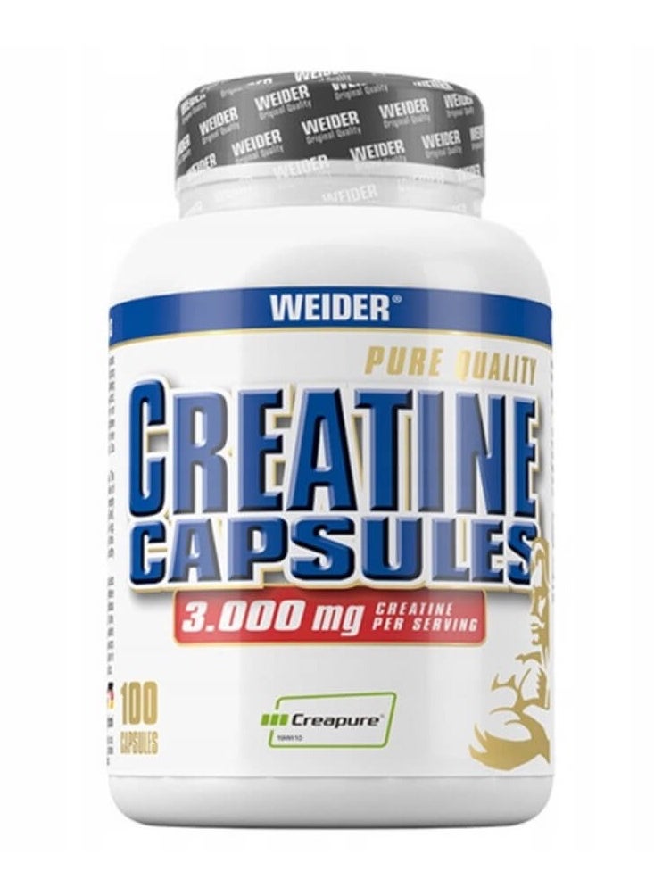 Weider Creatine Capsules 100 Caps 125g