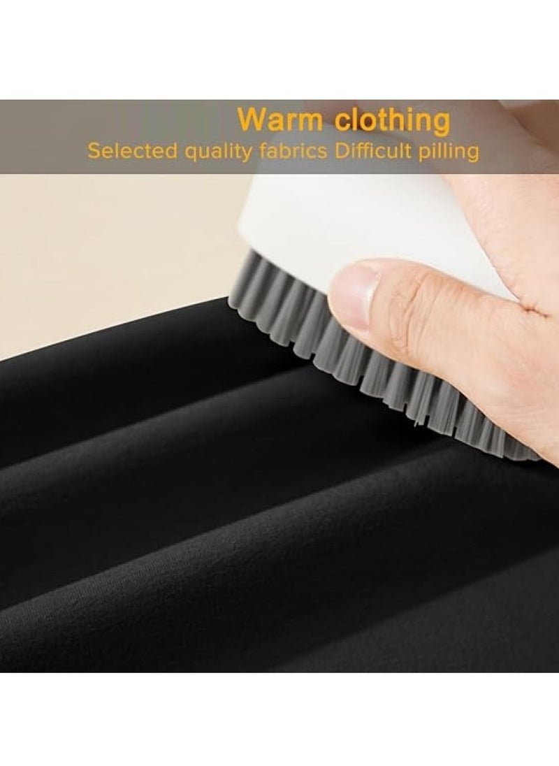 Men's Thermal Underwear Set Long Johns Ultra Soft Fleece Lined Base Layer Set for Cold Weather Thermal Underwear for Men Long Sleeve Pajama Top and Bottom Set XL