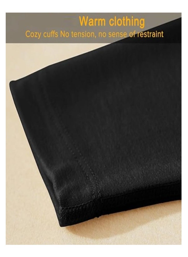 Women's Thermal Underwear Set Long Johns Women's Wool Silk Thermal Underwear Base Pajamas Set Cold Weather