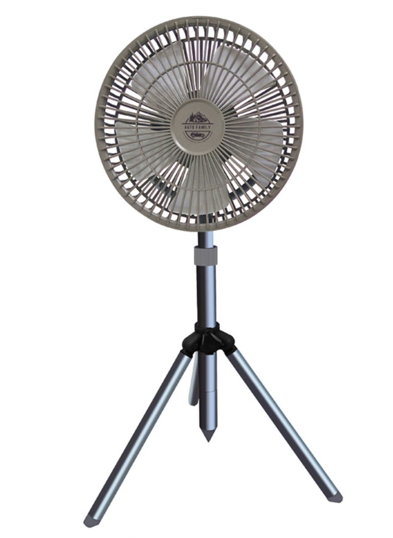 Portable Camping Fan with Adjustable Tripod Stand